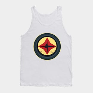 Vintage Superhero Style - Retro Logo Design Tank Top